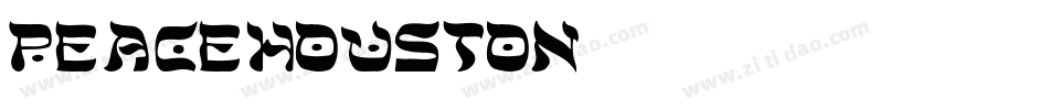 peacehouston字体转换