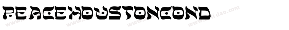 peacehoustoncond字体转换