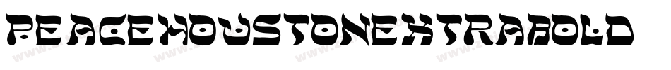 peacehoustonextrabold字体转换