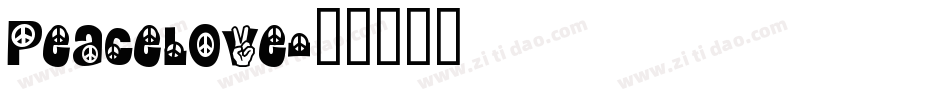 Peacelove字体转换