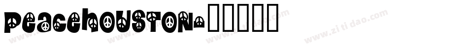 peacehouston字体转换