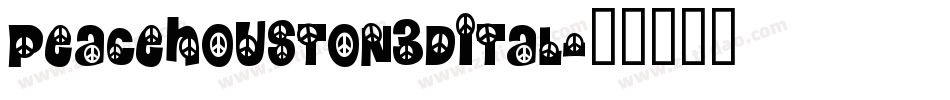peacehouston3dital字体转换