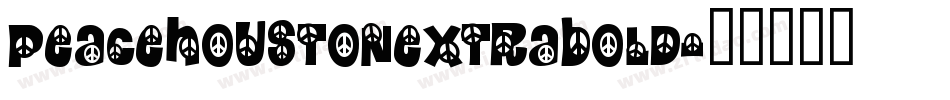 peacehoustonextrabold字体转换
