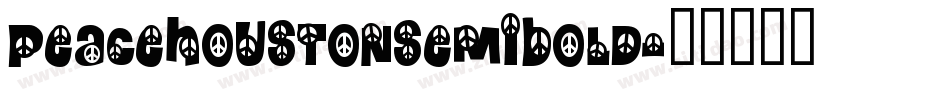peacehoustonsemibold字体转换