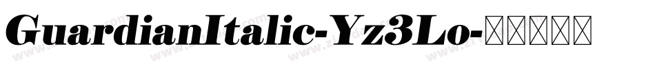 GuardianItalic-Yz3Lo字体转换