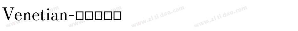 Venetian字体转换
