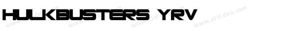 Hulkbusters-YRv8字体转换