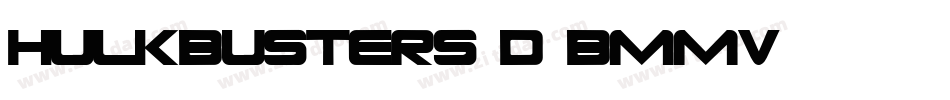 Hulkbusters3D-BMMV字体转换