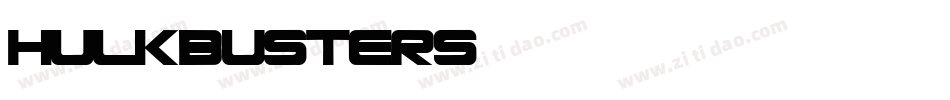 hulkbusters字体转换