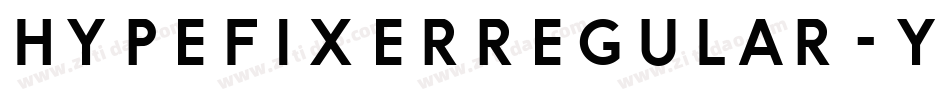 HypeFixerRegular-Y9Yv字体转换
