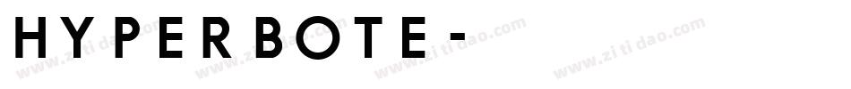 Hyperbote字体转换