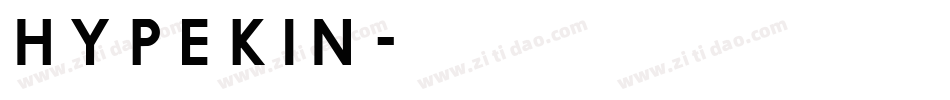 hypekin字体转换