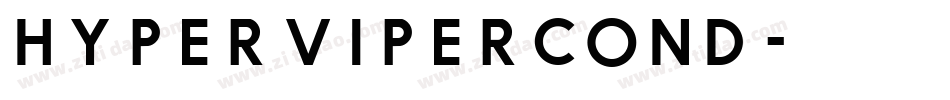hypervipercond字体转换