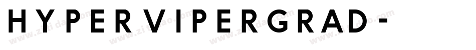 hypervipergrad字体转换