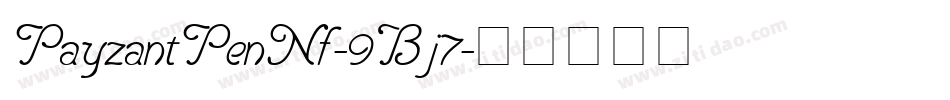 PayzantPenNf-9Bj7字体转换