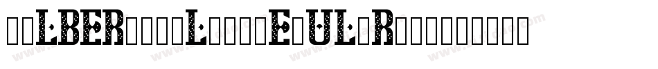 HalberdiaPlainRegular-nRxB0字体转换