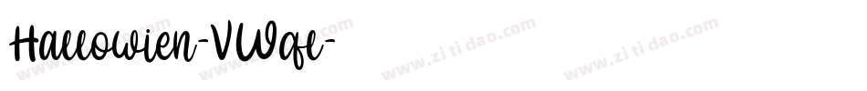 Hallowien-VWql字体转换