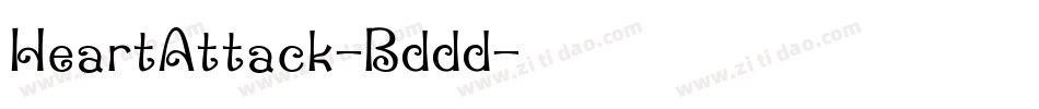 HeartAttack-Bddd字体转换