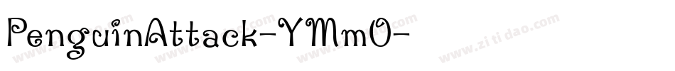 PenguinAttack-YMmO字体转换
