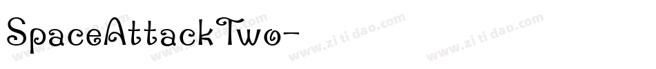 SpaceAttackTwo字体转换