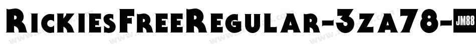 RickiesFreeRegular-3za78字体转换