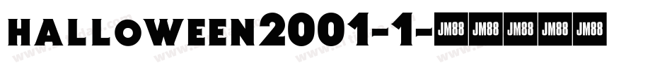 halloween2001-1字体转换