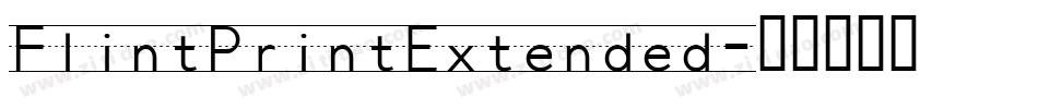 FlintPrintExtended字体转换
