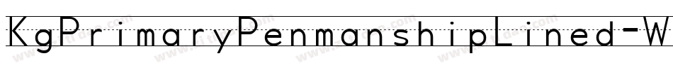 KgPrimaryPenmanshipLined-Wr3v字体转换 KgPrimaryPenmanshipLined-Wr3v字体转换