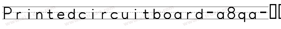 Printedcircuitboard-a8qa字体转换