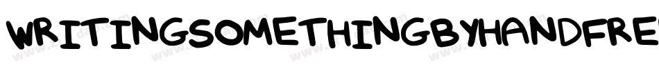 WritingSomethingByHandFreeVersion-o3Ra字体转换