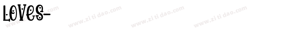 LOVES字体转换