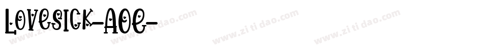 Lovesick-AOE字体转换