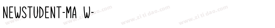 NewStudent-Ma6w字体转换