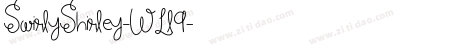 SwirlyShirley-WLl9字体转换