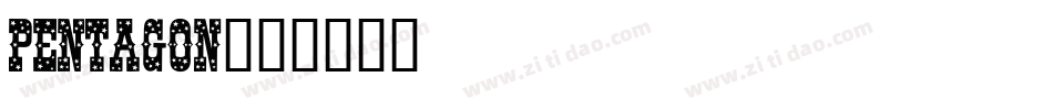Pentagon字体转换