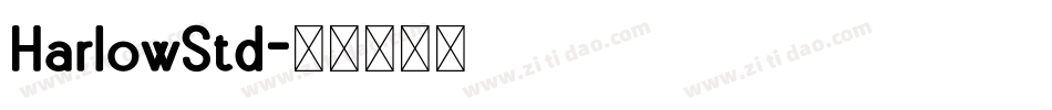 HarlowStd字体转换
