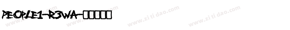People1-r3WA字体转换