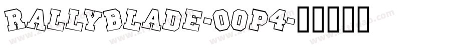 RallyBlade-Oop4字体转换