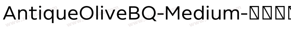 AntiqueOliveBQ-Medium字体转换
