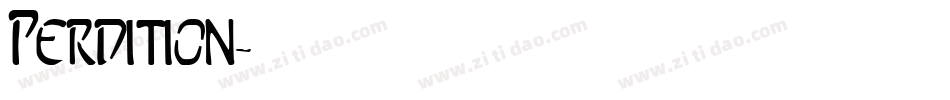 Perdition字体转换