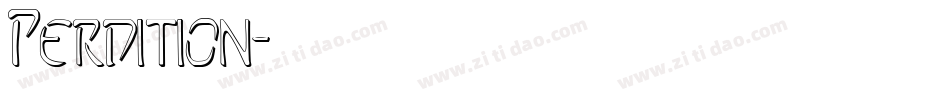 Perdition字体转换