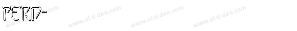 perd字体转换