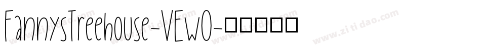 FannysTreehouse-VEw0字体转换