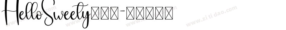 HelloSweety手机版字体转换