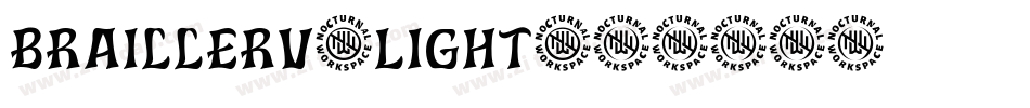 BraillerV3Light字体转换