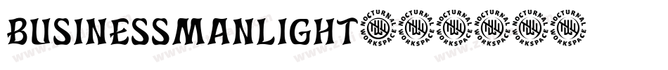 BusinessmanLight字体转换 BusinessmanLight字体转换
