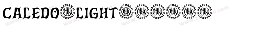 Caledo_light字体转换