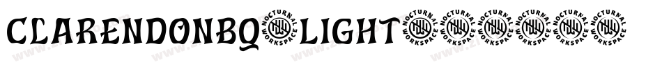 ClarendonBQ-Light字体转换