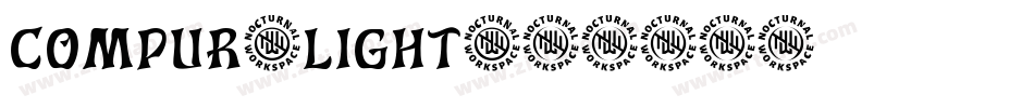 Compur-Light字体转换