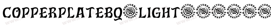 CopperplateBQ-Light字体转换